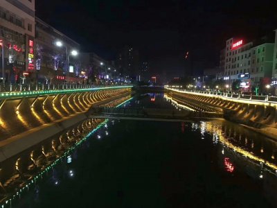 陜西商洛市河道亮化工程